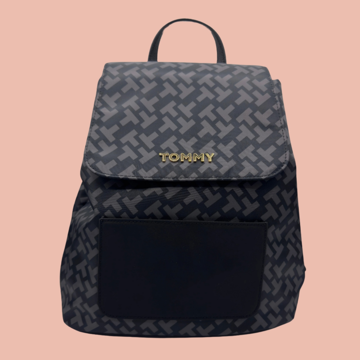 Tommy Hilfiger Backpack Printed Black & Grey
