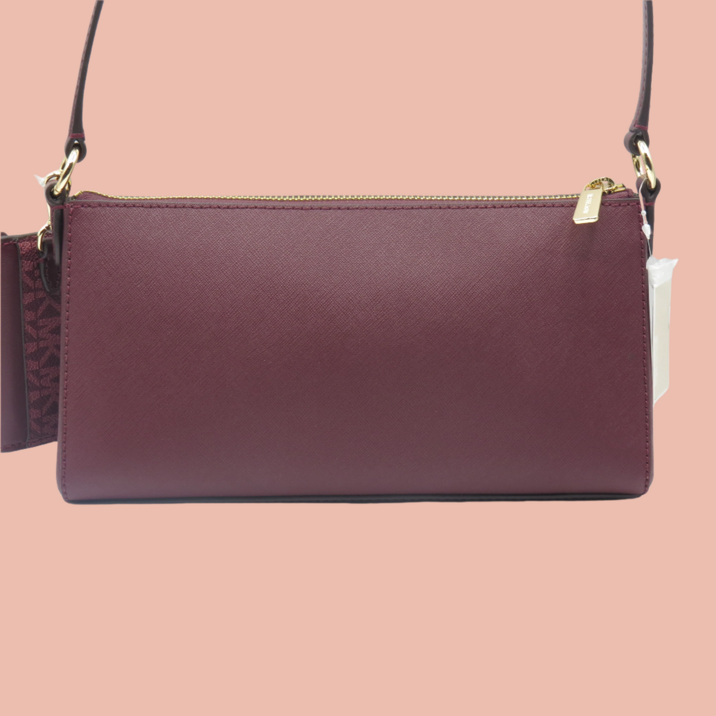 Michael Kors Shoulder Bag with Wallet Burgundy
