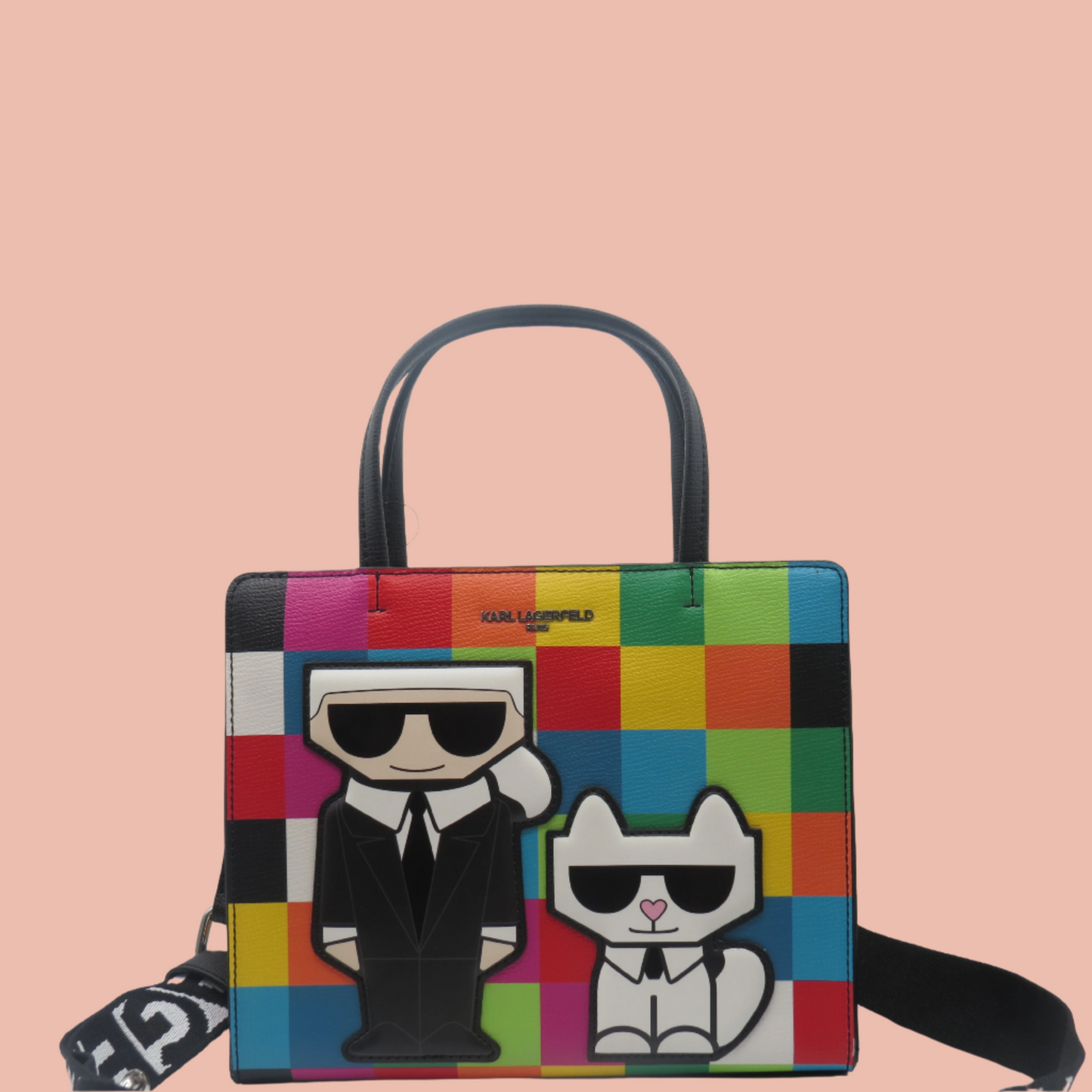 Karl Lagerfeld Mayebelle Satchel Colorful