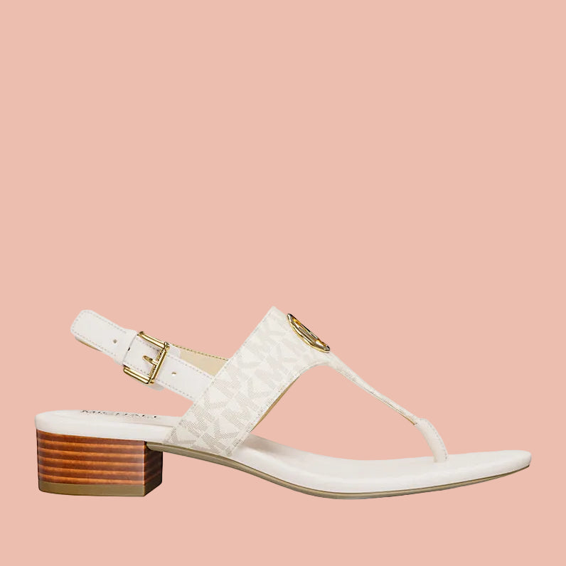 Michael Kors Hannah Signature Logo T-Strap Sandal
