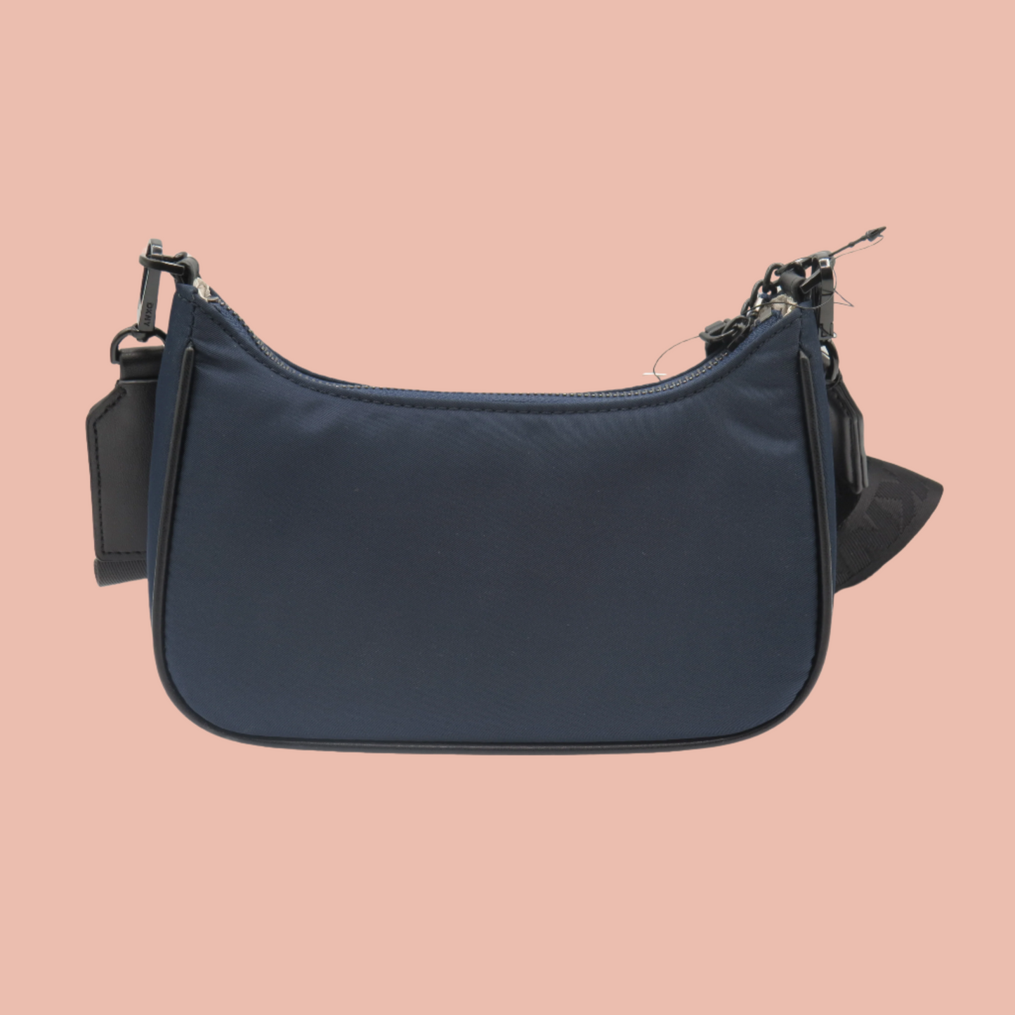 DKNY Cairo Medium Crossbody Wallet on Strap in Navy