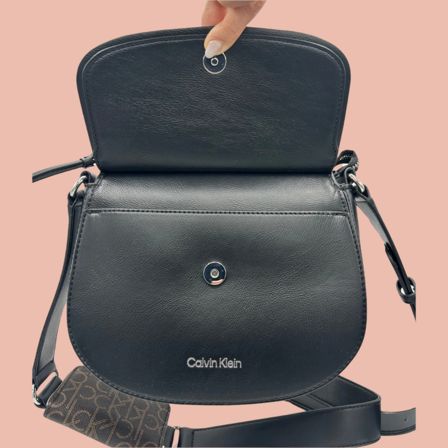 Calvin Klein Oval Shape Crossbody