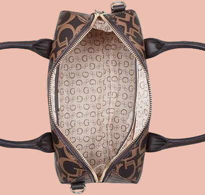 Guess Berkton Logo Barrel Satchel