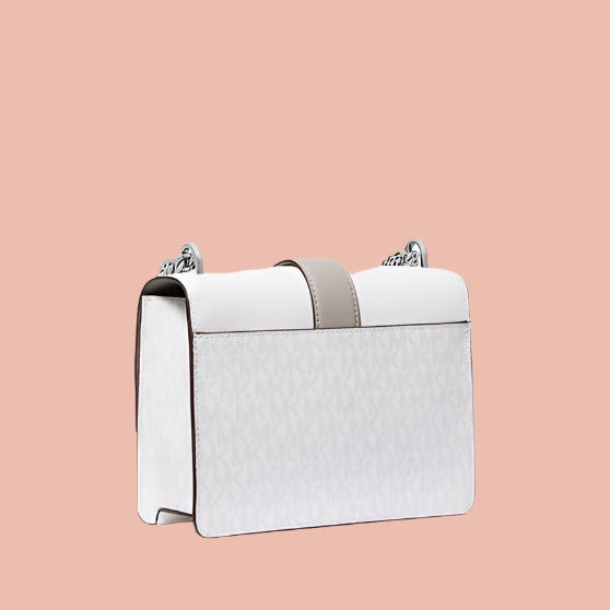 Michael Kors Greenwich Small Color-Block Signature Logo Crossbody Bag