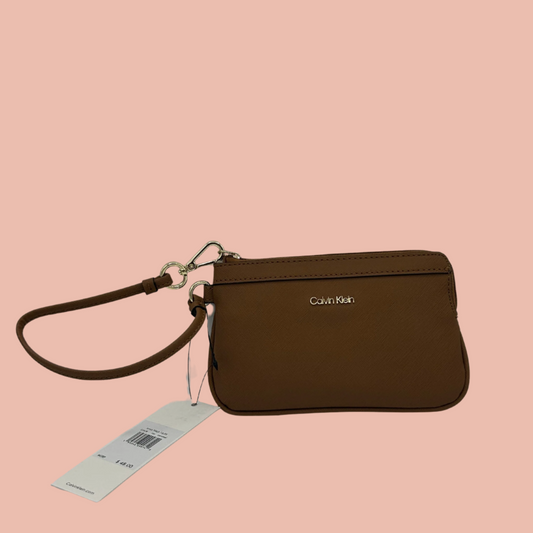 Calvin Klein Camel Wristlet