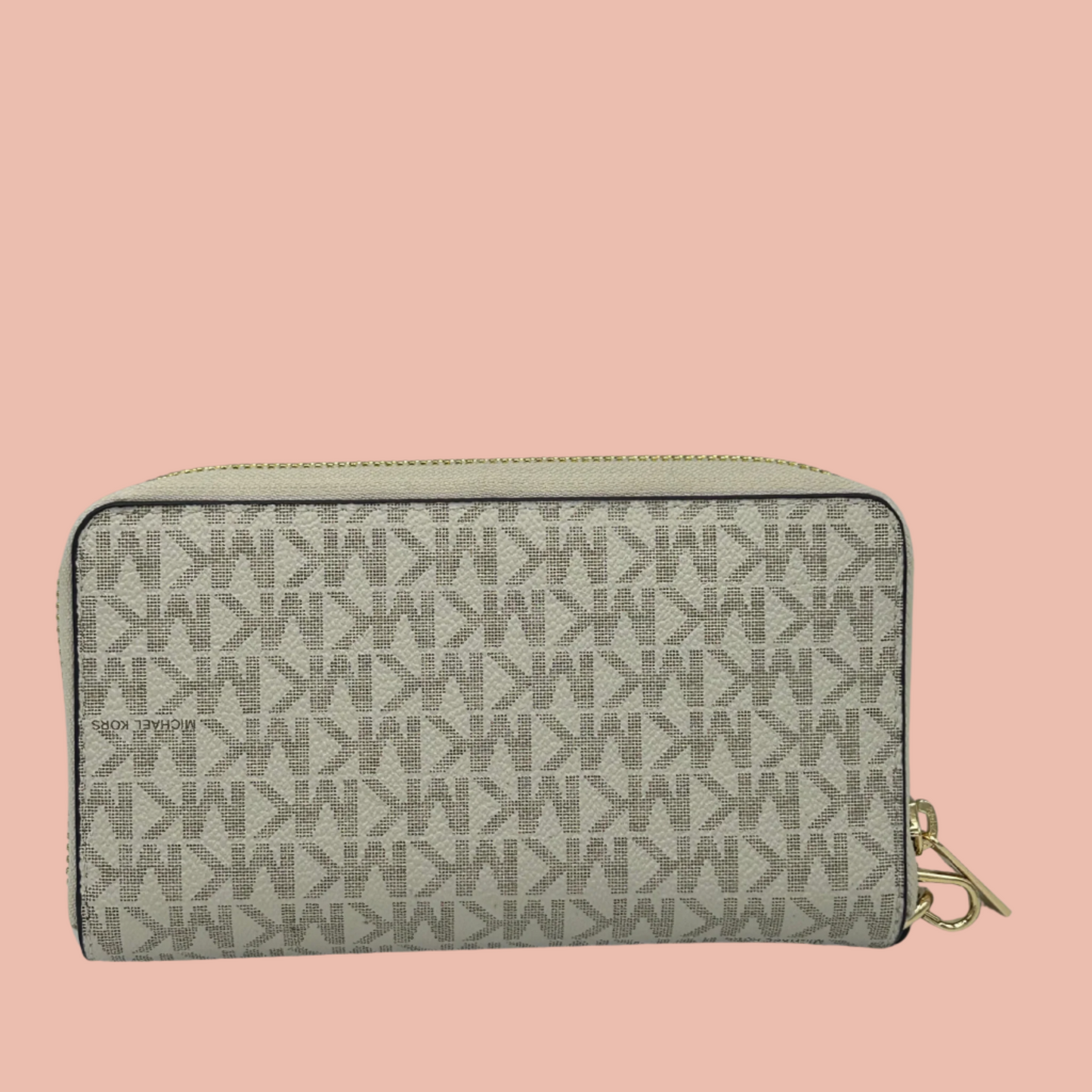 Michael Kors White Zipper Wallet