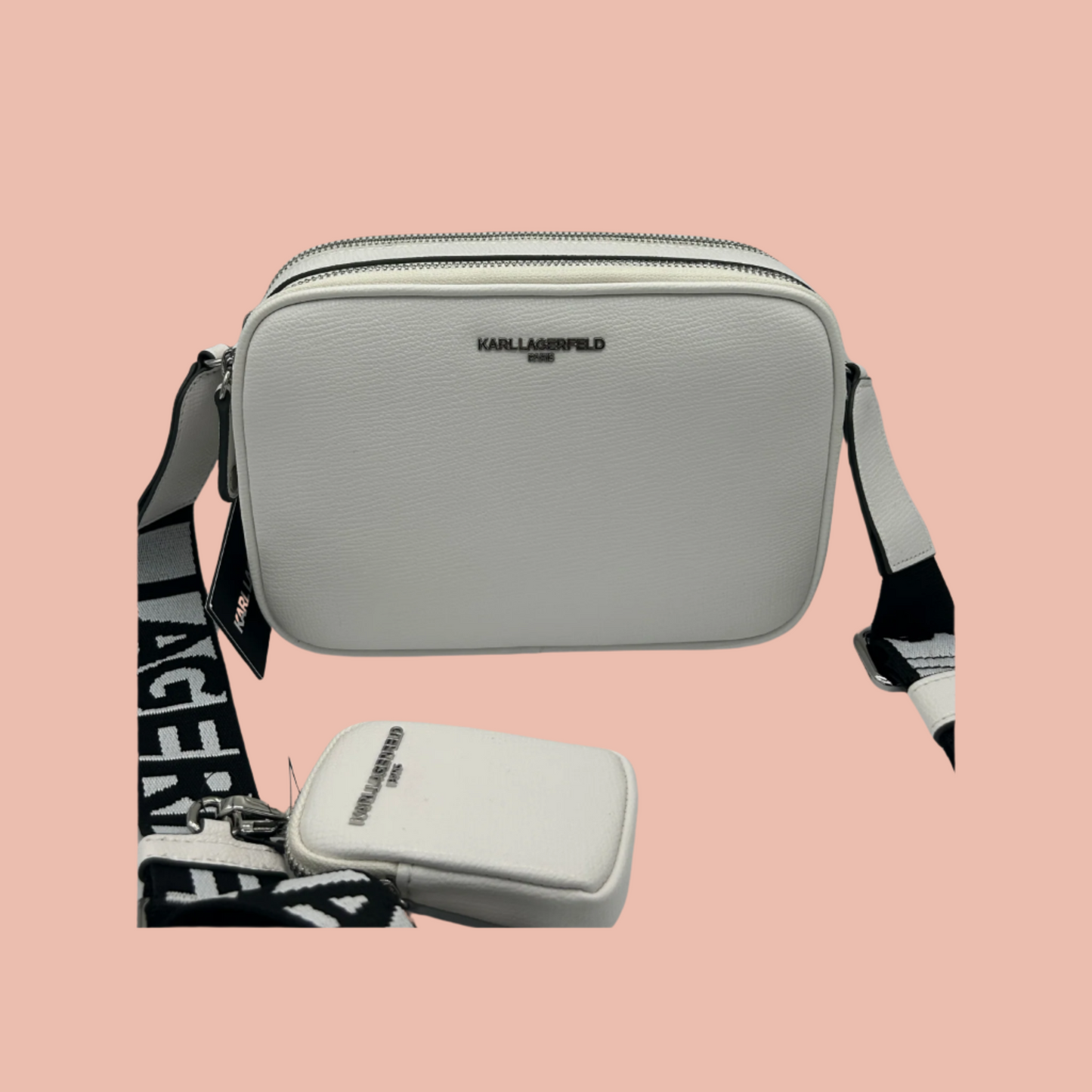 Karl Lagerfeld White Crossbody