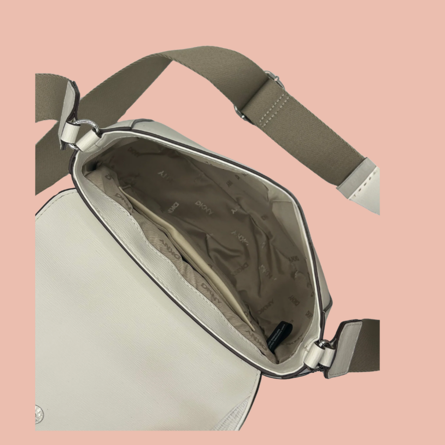 DKNY Sutton Crossbody in Off White