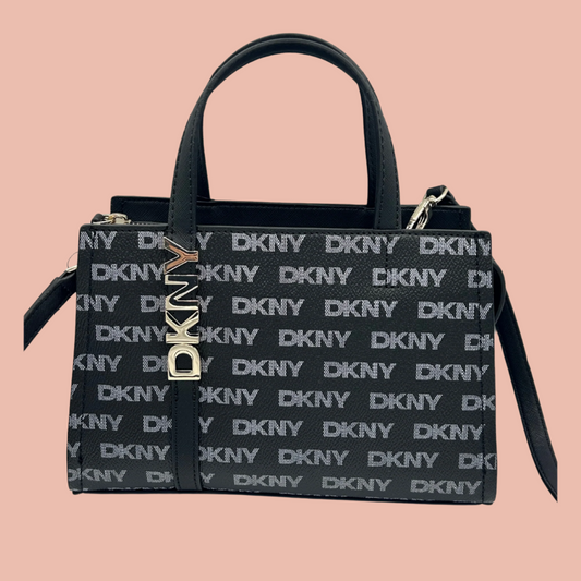 DKNY Avril Monogram Satchel
