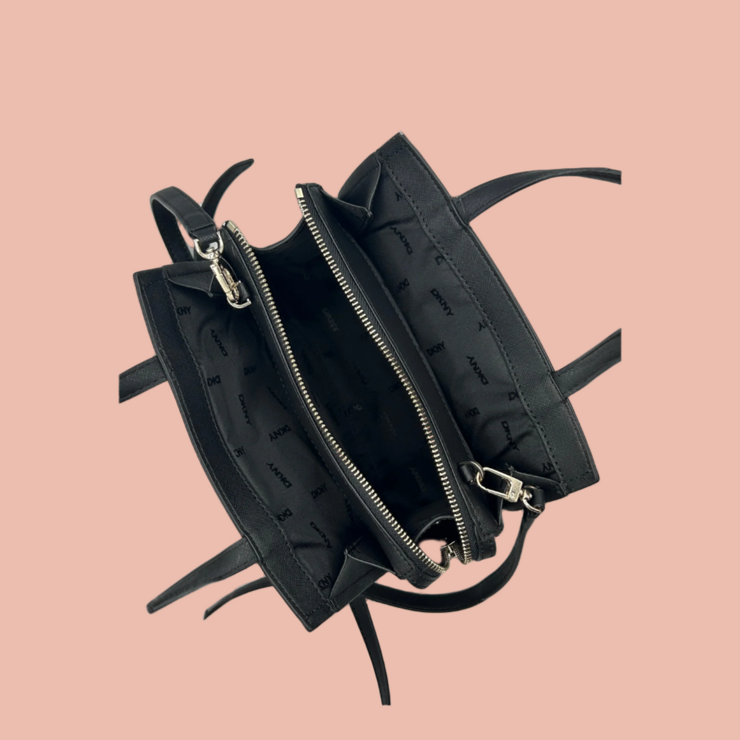 DKNY Avril Monogram Satchel