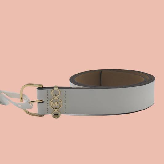Michael Kors Belt White and Gold Women