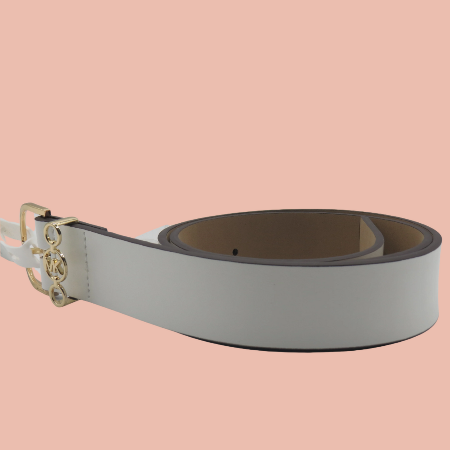 Michael Kors Belt White and Gold Women