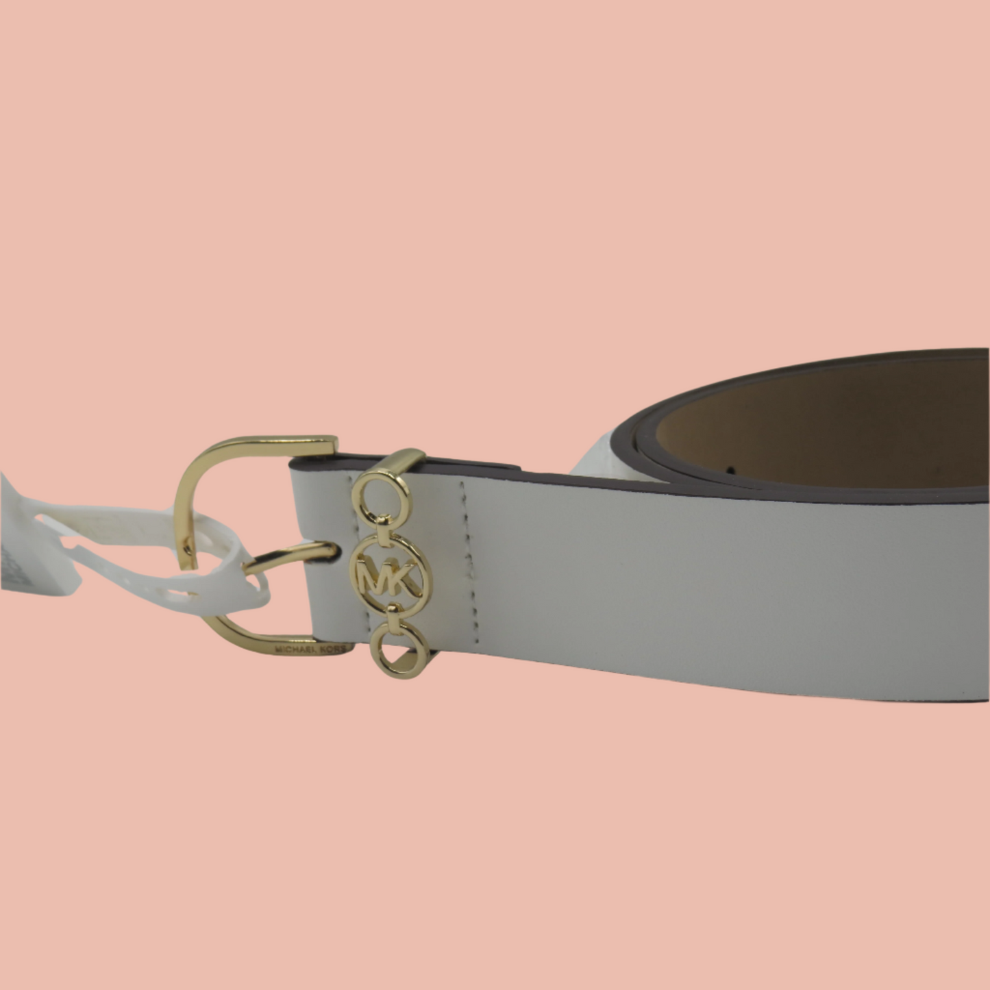Michael Kors Belt White and Gold Women