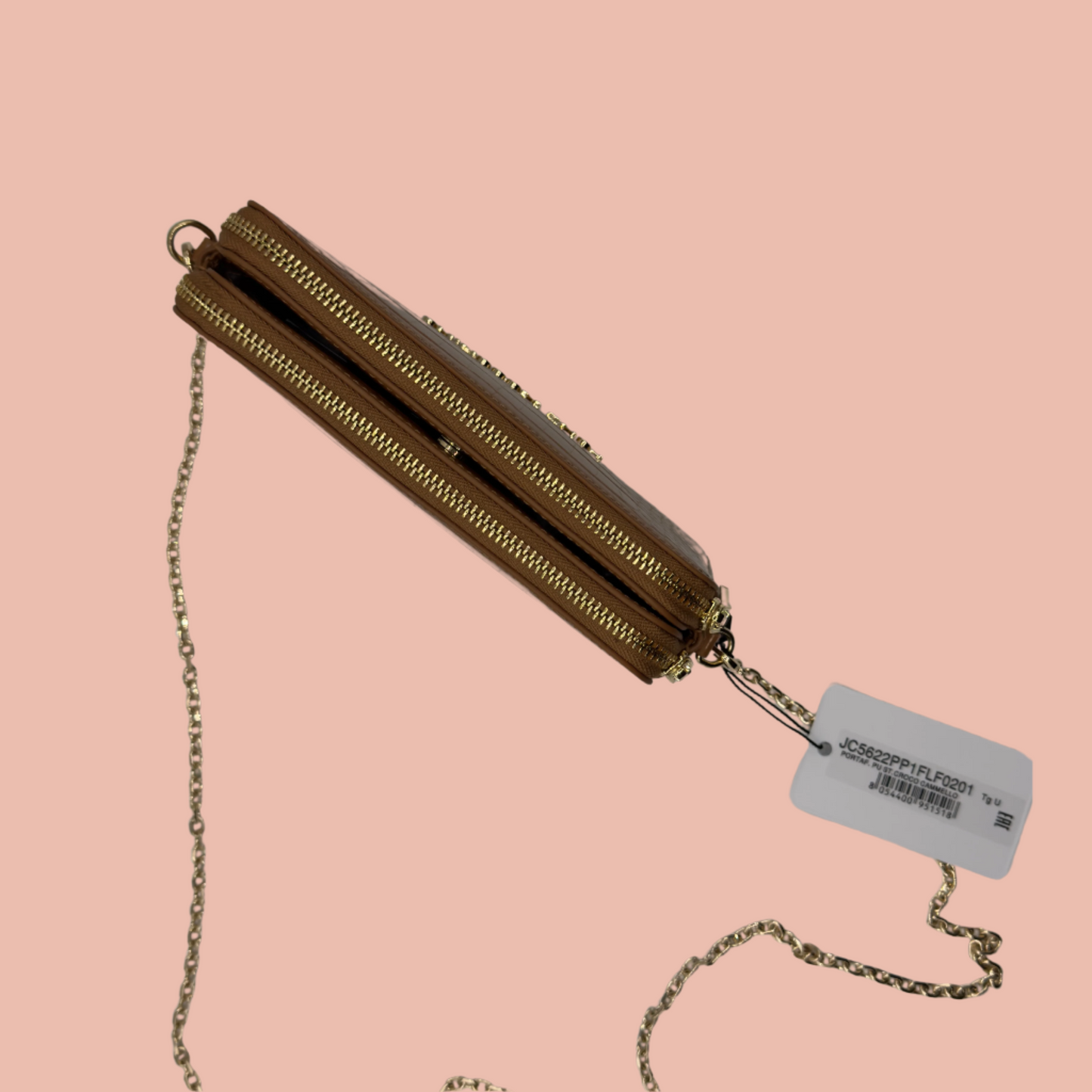 LOVE MOSCHINO Leather Croc Mini Bag