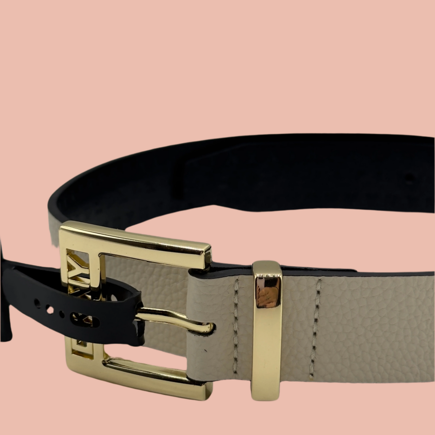 DKNY Belt White / Gold