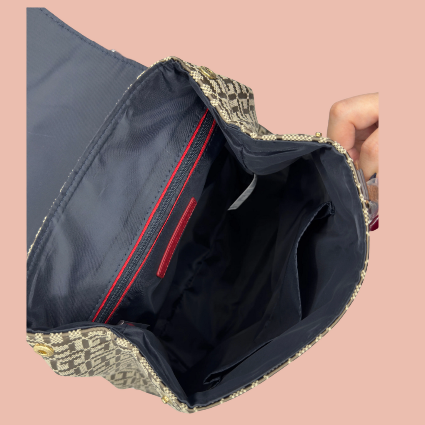 Tommy Hilfiger Backpack Printed Black & Grey