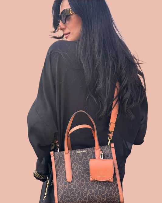 Calvin Klein Tote Bag Brown
