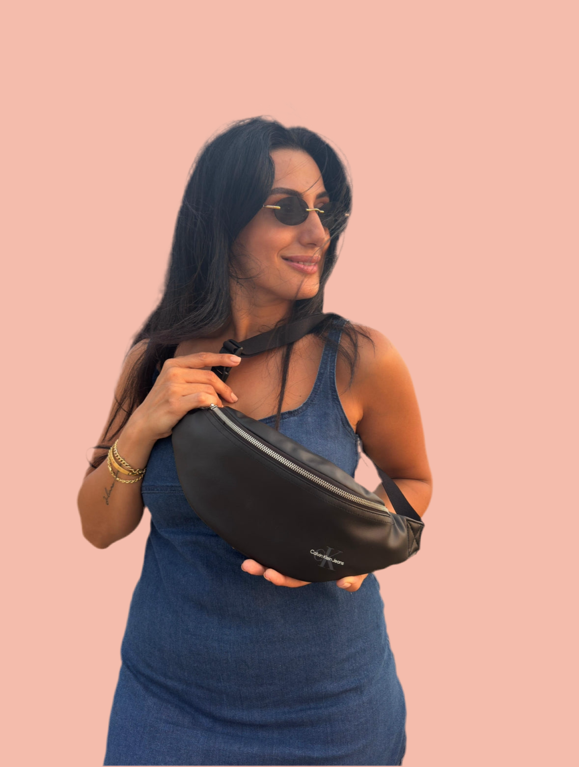 Calvin Klein Banana Bag – Black