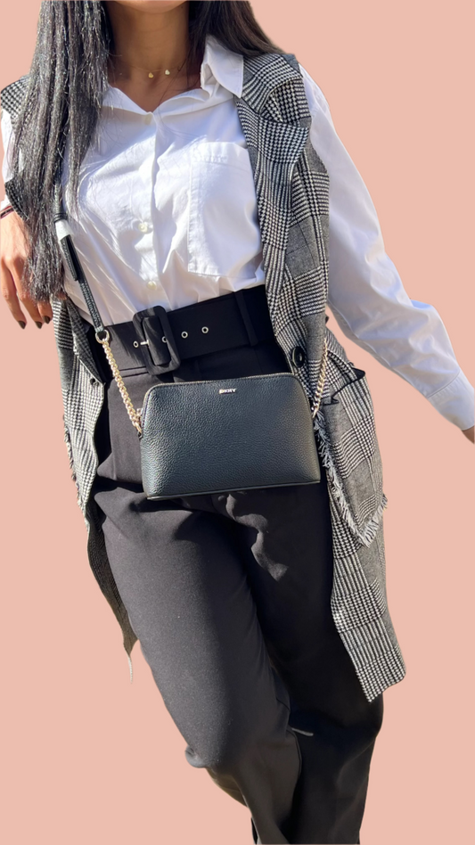 DKNY Bryant Dome Crossbody Black