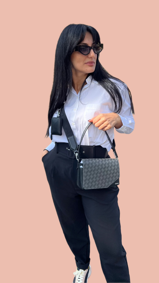 DKNY Mecca Shoulder and Crossbody Black