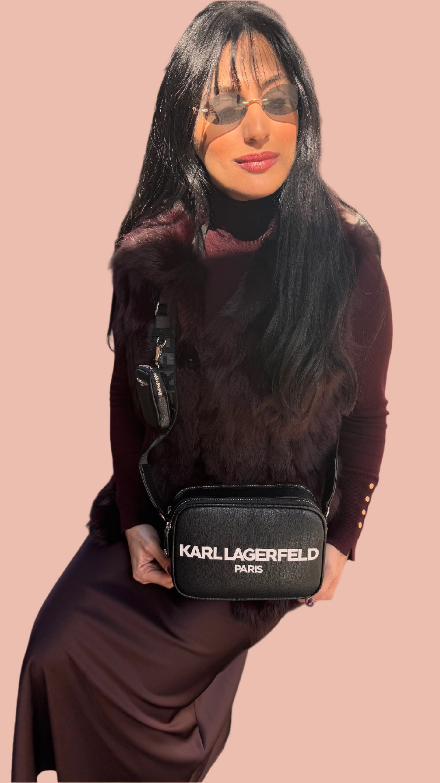 Karl Lagerfeld Black Crossbody