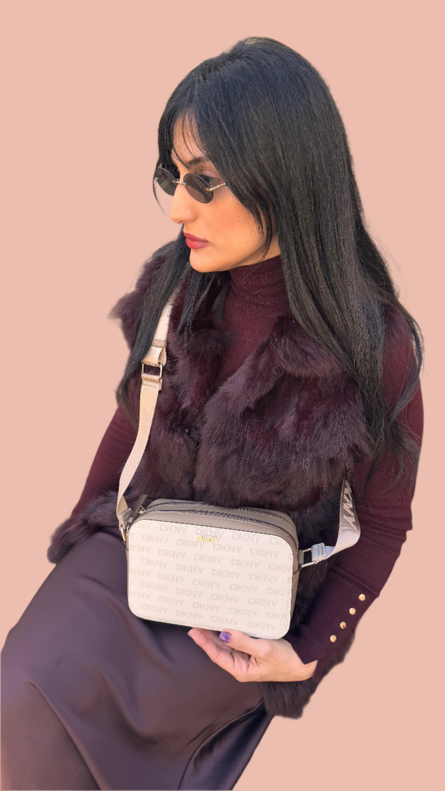 DKNY Tutu Camera Crossbody
