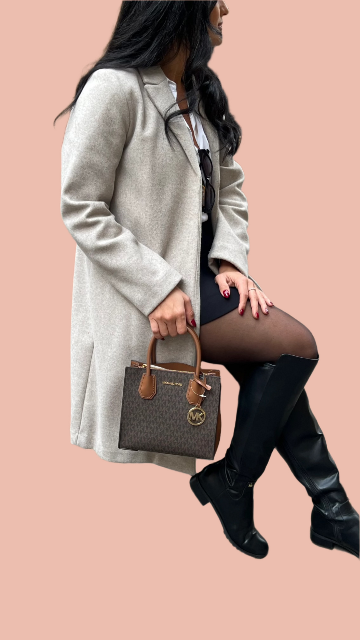 Michael Kors Mercer MD messenger Crossbody Leather