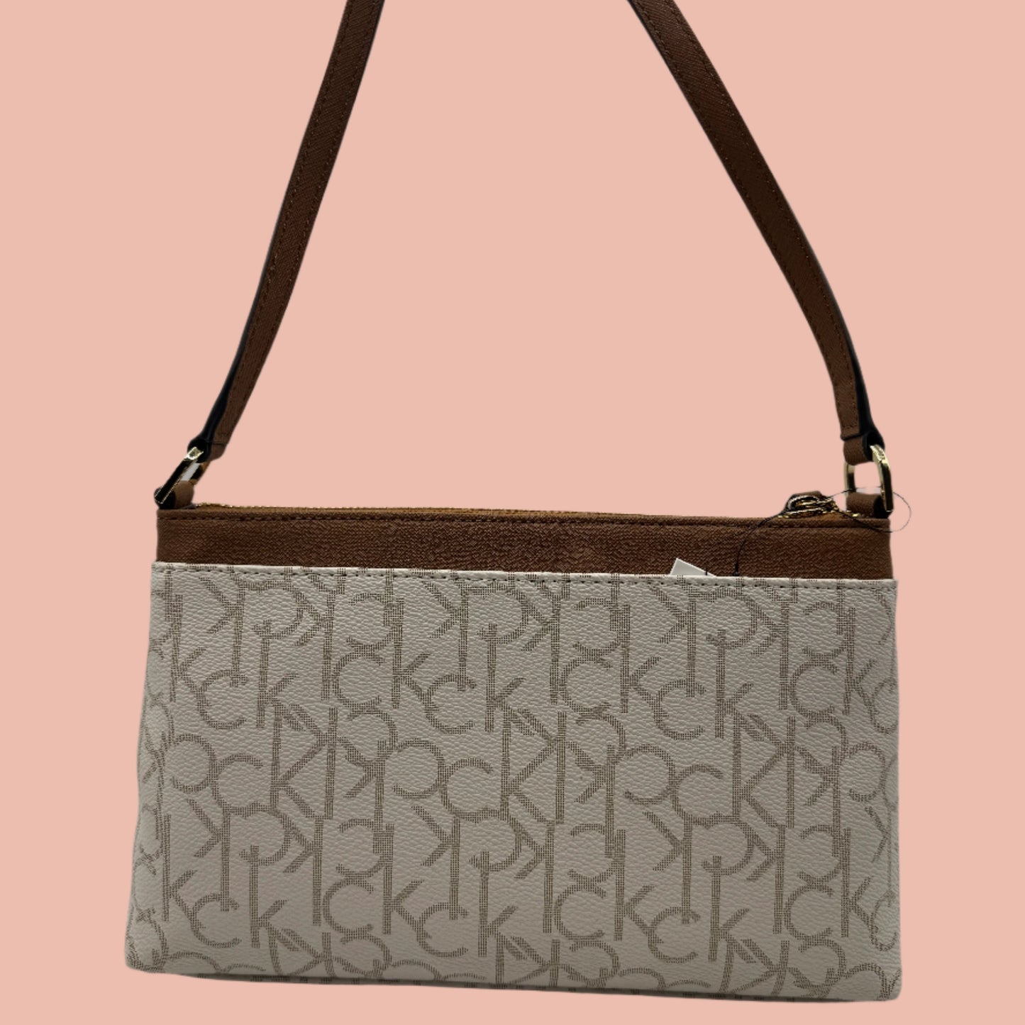 Calvin Klein Crossbody Off-white/camel