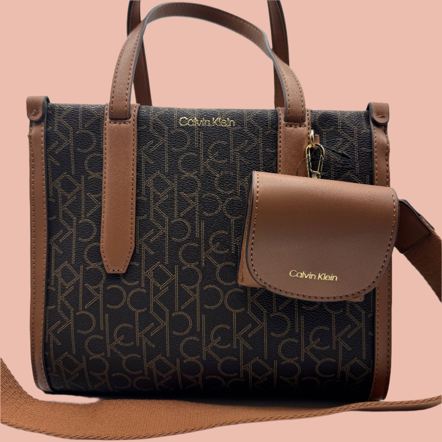 Calvin Klein Tote Bag Brown