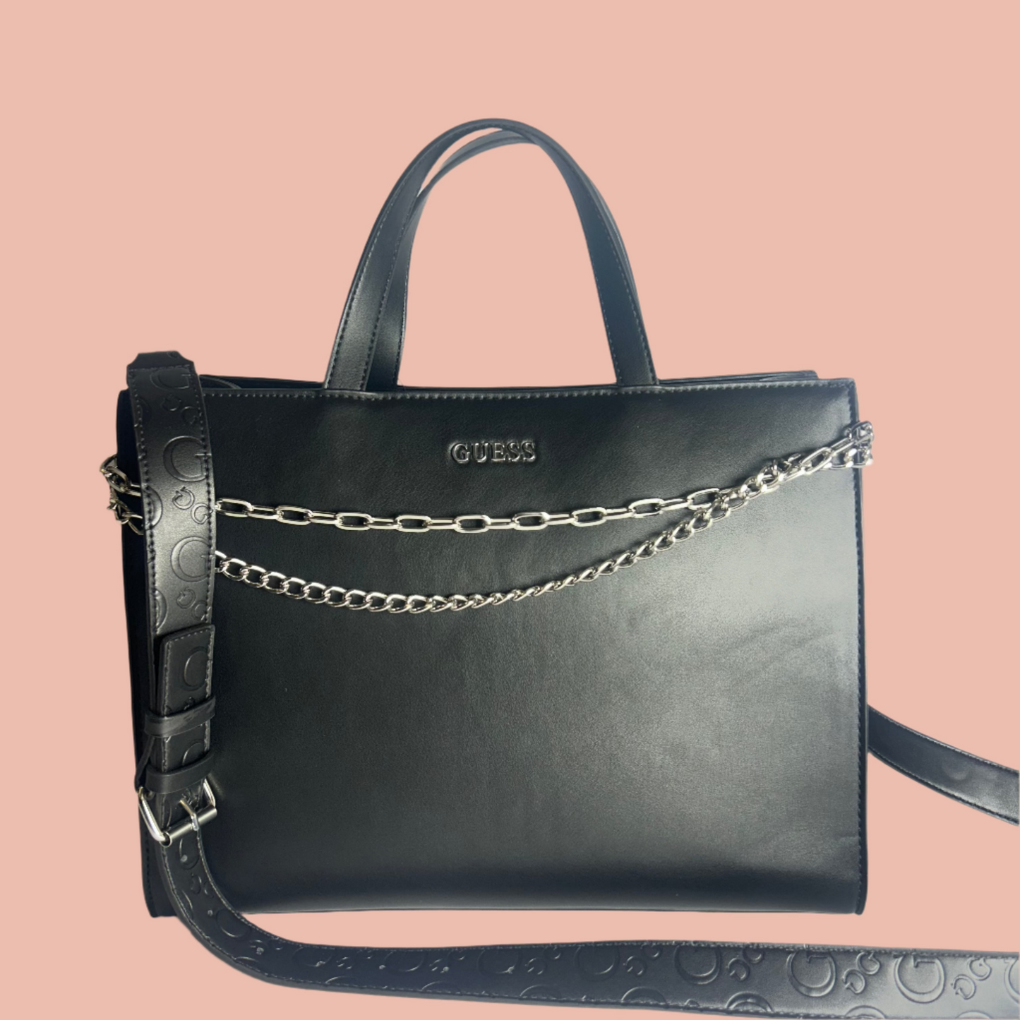 Guess SATCHEL WITH CROSSBODY CHAIN