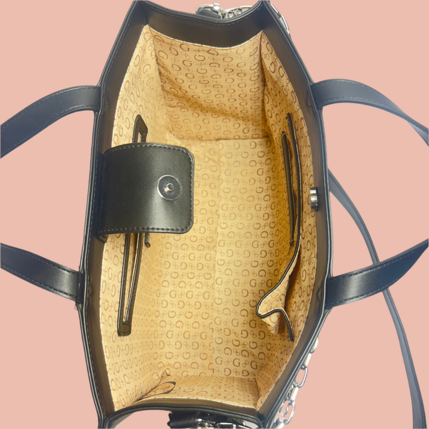 Guess SATCHEL WITH CROSSBODY CHAIN