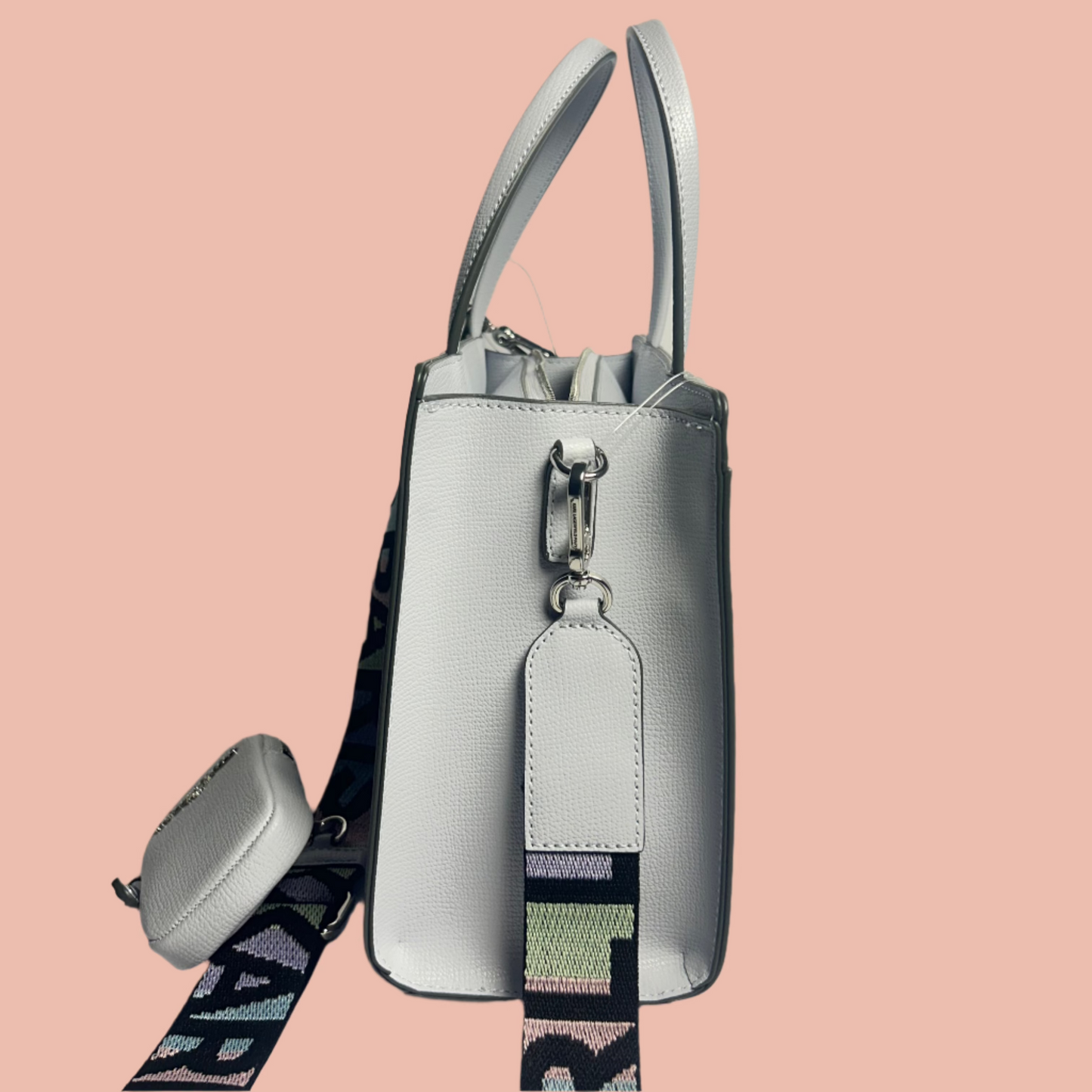 Karl Lagerfeld Satchel with Strap in Light Blue