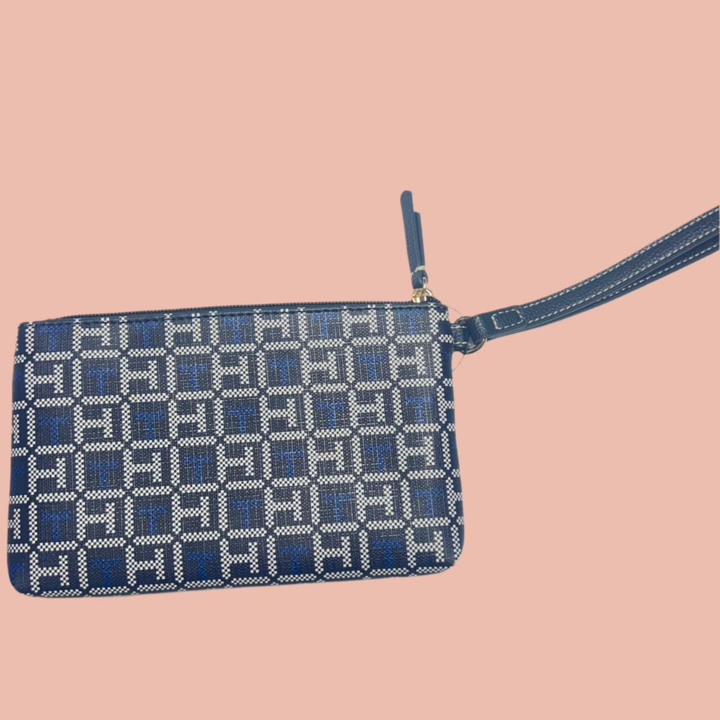Tommy Hilfiger Navy Wristlet