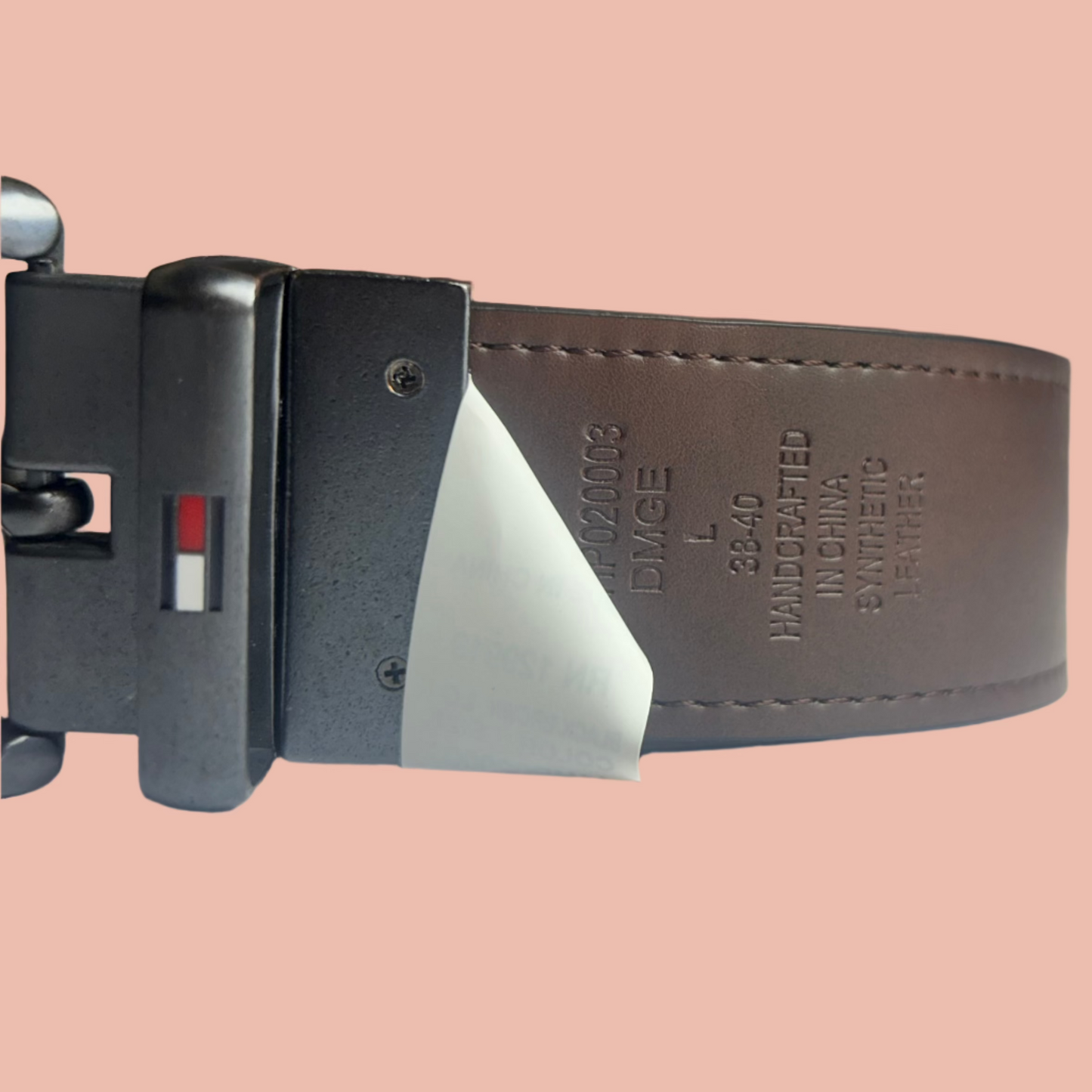 Tommy Hilfiger Men’s Reversible Belt (Black/Brown)