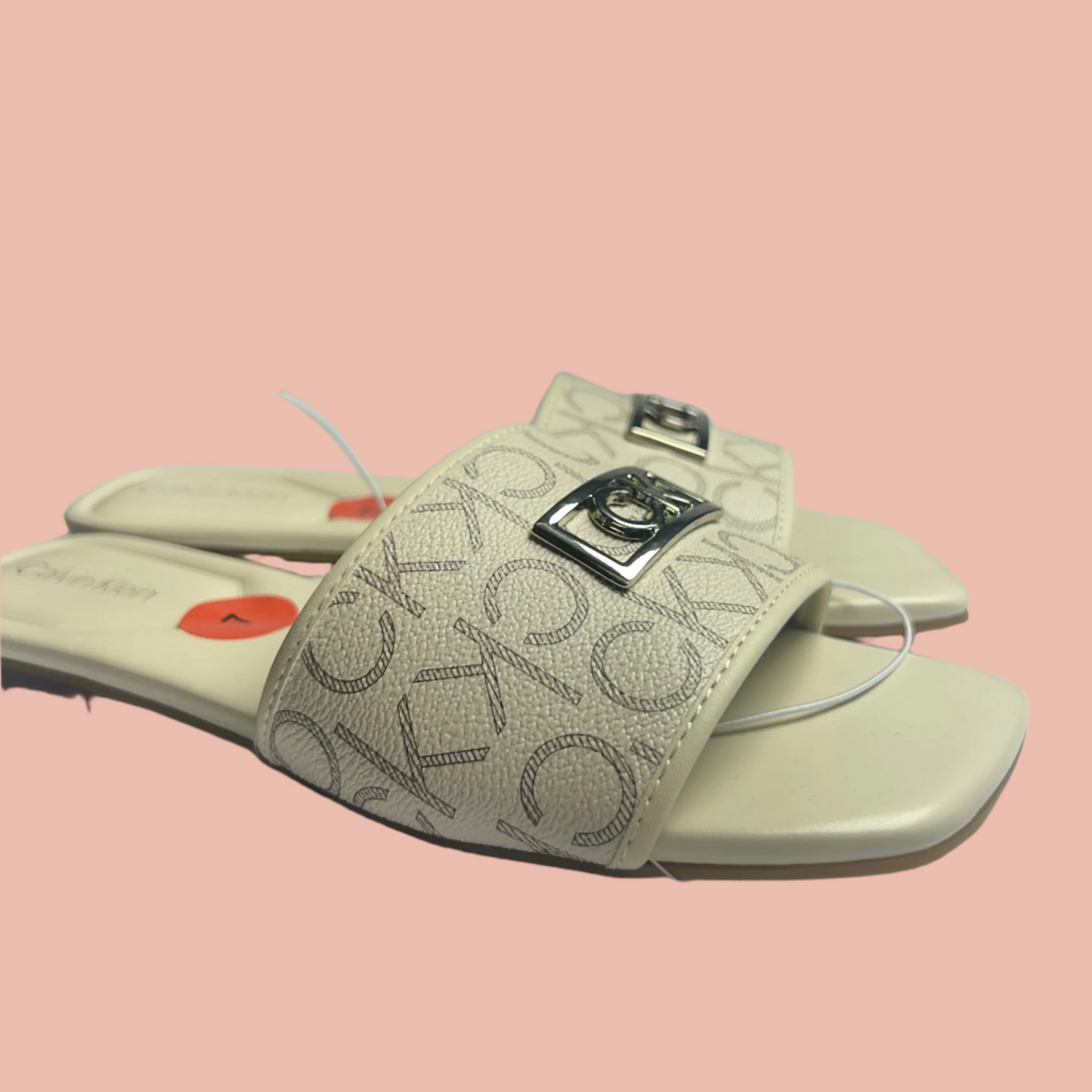 Calvin Klein Slides Beige
