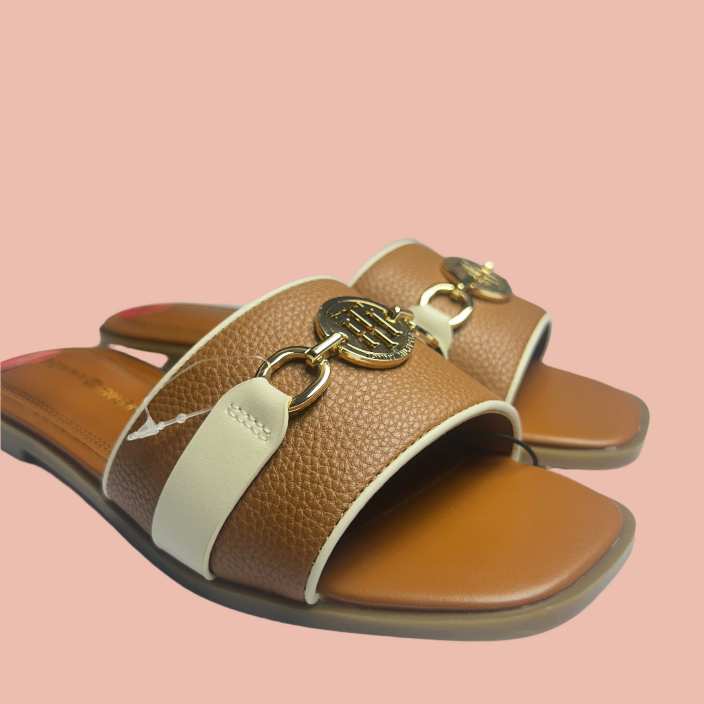 Tommy Hilfiger Slides in Camel
