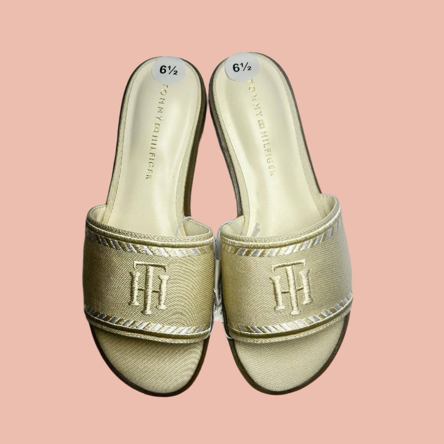 Tommy Hilfiger Beige Slides