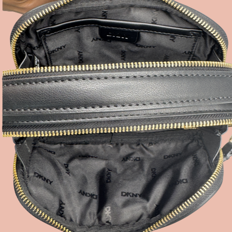 DKNY Black Double Compartment Bag