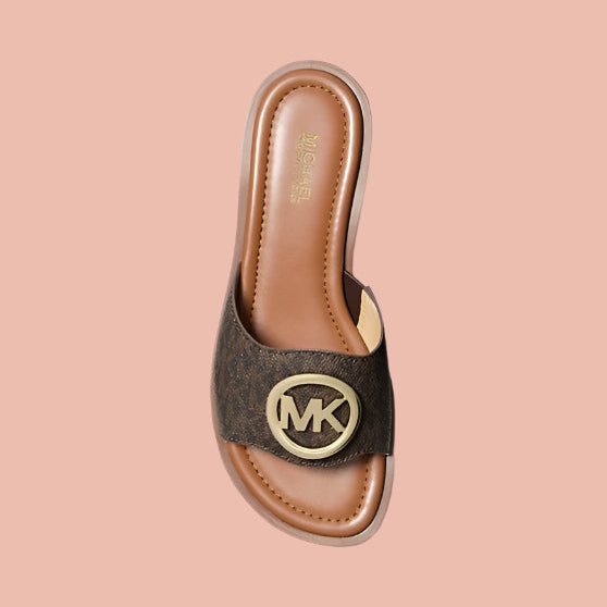 Michael Kors Camel Slides