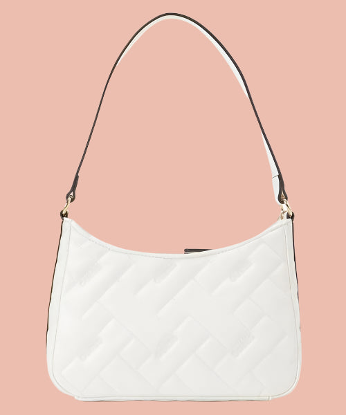 Guess White Bag with Gold Charms