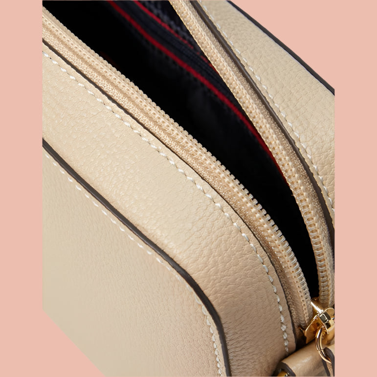tommy hilfiger beige crossbody bag