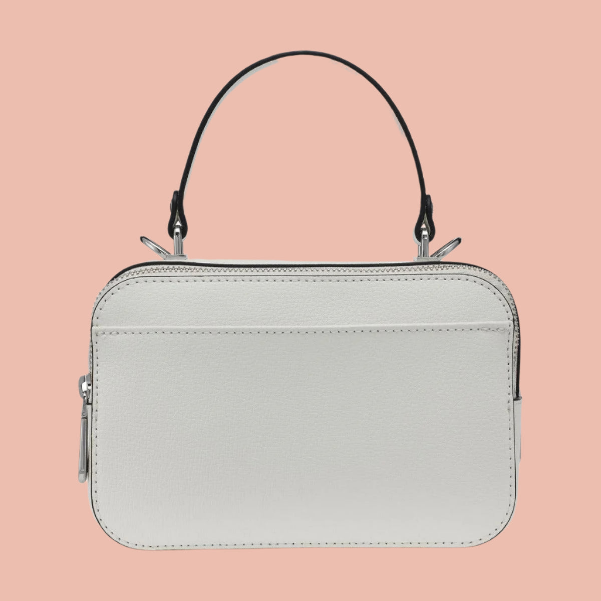 Karl Lagerfeld Silver & White Bag with Color Accents