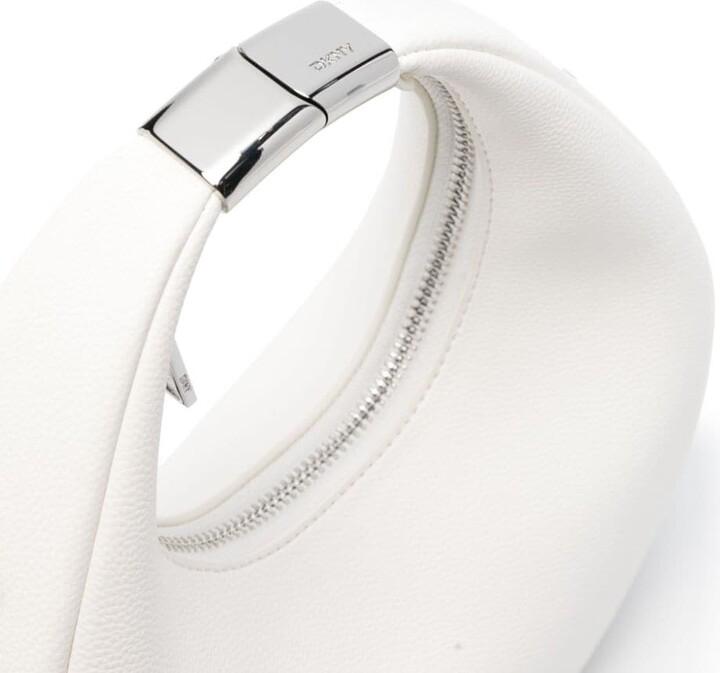 DKNY White Bag with Silver Handle