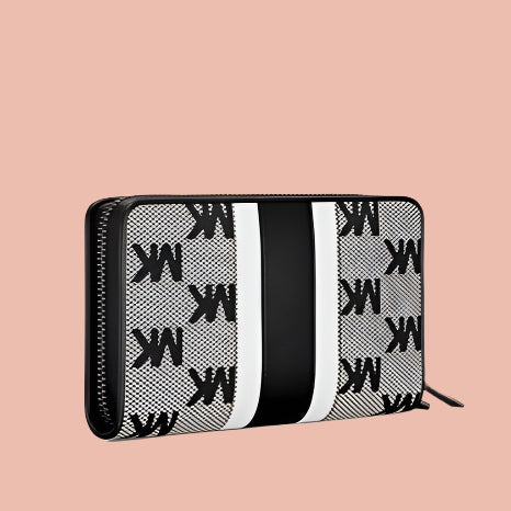 Michael Kors LG Flat MF Phin Case Logo Wallet