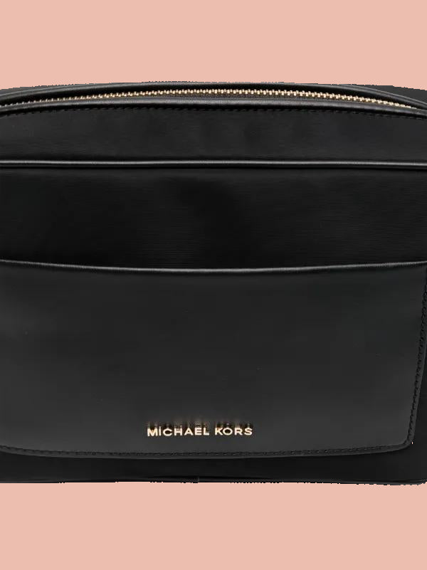 Michael Kors Cross Body - Black Bag with Logo Strap