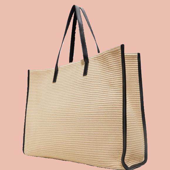 Ted Baker Large Tote Bag – Beige & Black