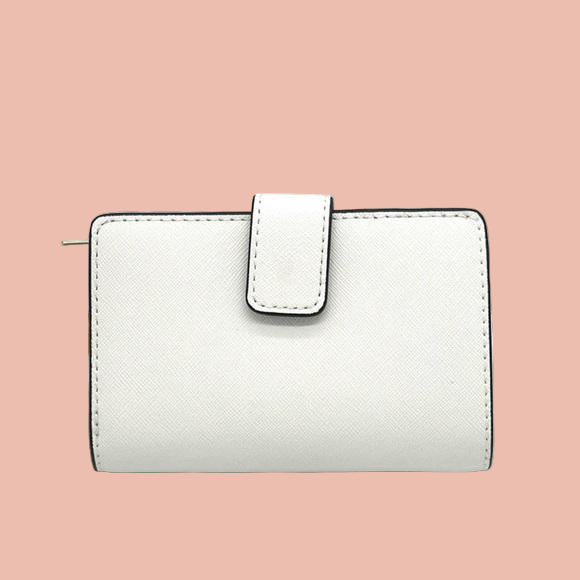 Michael Kors MD BIFLD Zip Leather Wallet