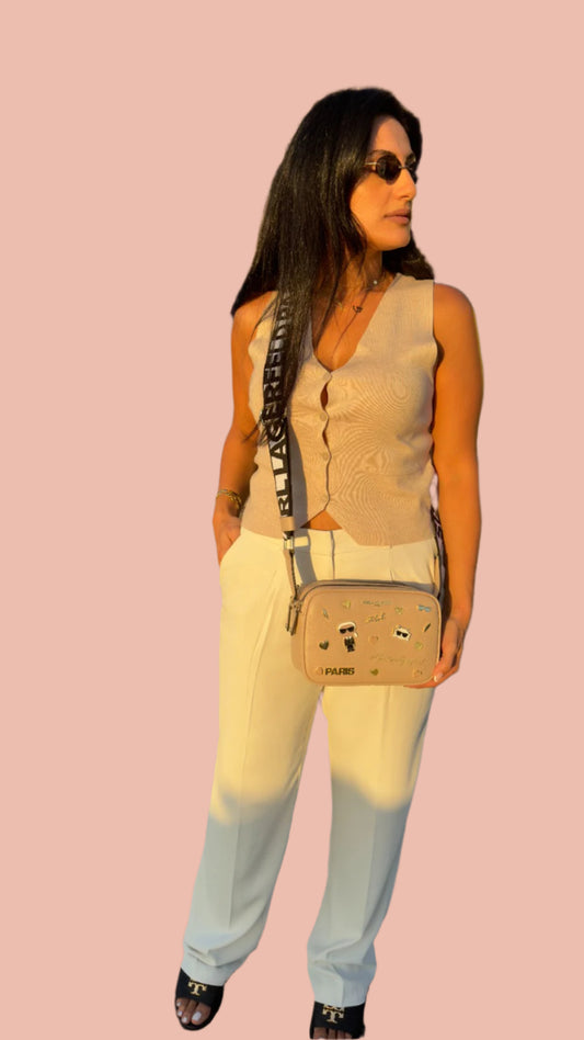 Karl Lagerfeld Maybelle Crossbody Camera Bag