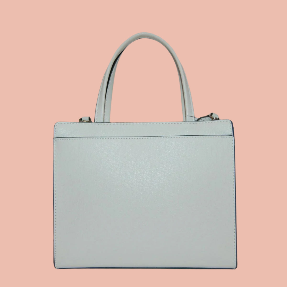 Karl Lagerfeld Satchel with Crossbody Strap & Hanging Motif