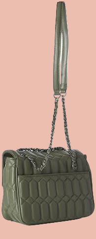 Steve Madden Bniles Quilted Flap Shoulder/Crossbody